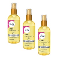 Veet Expert Miraculous Oil for Pre and Post Hair Removal 100mL Pack of 3