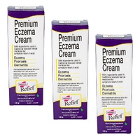 Hope's Relief Premium Eczema Cream 125g Pack of 3