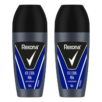 Rexona 48H Antiperspirant Ice Cool Roll-On 50mL x 6 Bundle of 2