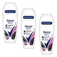 Rexona Advanced Protection 72H Antiperspirant Invisible Pure Dry 50mL Pack of 3