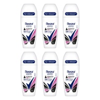 Rexona Advanced Protection 72H Antiperspirant Invisible Pure Dry 50mL Pack of 6