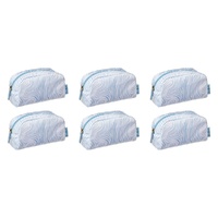 Femme Beaute Small Clutch Blue Abstract Pack of 6