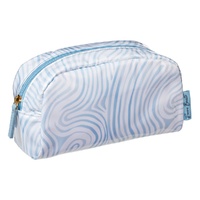 Femme Beaute Small Clutch Blue Abstract