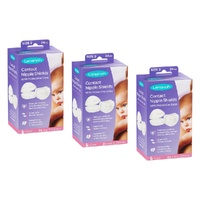 Lansinoh Contact Nipple Shields Size Two, 24mm, Pair Pack of 3