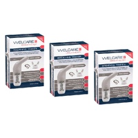 Welcare Breatheasy Breathing Trainer Moderate Resistance Pack of 3