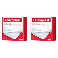 Leukoplast Cutimed Siltec B Foam Dressing 7.5cm x 7.5cm 3 Pack Bundle of 2