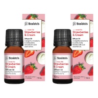 Bosisto's Strawberries & Cream Diffuser Oil 10mL Pack of 2
