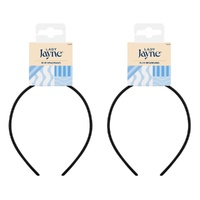 Lady Jayne Slim Headband Assorted Colours Pack of 2