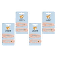 Lady Jayne Fashion Clips Assorted Colours 2 Pack Bundle of 4