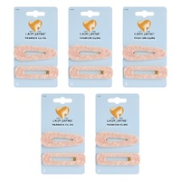 Lady Jayne Fashion Clips Assorted Colours 2 Pack Bundle of 5
