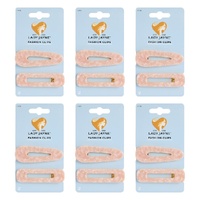 Lady Jayne Fashion Clips Assorted Colours 2 Pack Bundle of 6