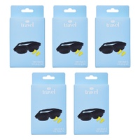 Pharmacy Health Eye Mask and Ear Plug Travel Set Pack of 5