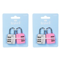 Pharmacy Health Combo Lock 2 Pack Bundle of 2