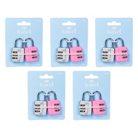 Pharmacy Health Combo Lock 2 Pack Bundle of 5