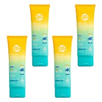 Sun Zapper Pure Zinc 25% Sunscreen SPF50 100mL Pack of 4