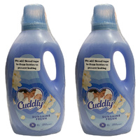 Cuddly Sunshine Fresh Fabric Conditioner 2 Pack 2L Laundry Softener