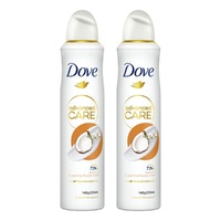Dove Advanced Care 72h Anti-Perspirant Coconut & Jasmine Flower Scent Pack of 2