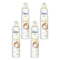 Dove Advanced Care 72h Anti-Perspirant Coconut & Jasmine Flower Scent Pack of 4