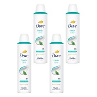 Dove Fresh 48h Anti-Perspirant 1/4 Moisturising Cream Citrus Scent Pack of 4