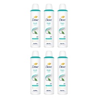Dove Fresh 48h Anti-Perspirant 1/4 Moisturising Cream Citrus Scent Pack of 6