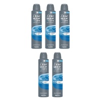Dove Men+Care Advanced Clean Comfort 72H Anti-Perspirant 250mL Pack of 5