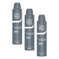 Dove Men+Care Stain Defense Antiperspirant Aerosol 250mL Pack of 3
