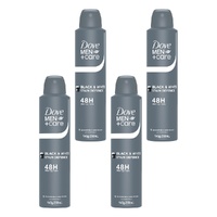 Dove Men+Care Stain Defense Antiperspirant Aerosol 250mL Pack of 4
