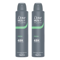 Dove Men+Care Fresh Protection + Comfort Anti-Perspirant 250mL Pack of 2