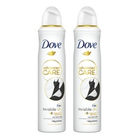 Dove Advanced Care Anti-Perspirant Invisible Dry 250mL Pack of 2