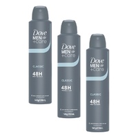 Dove Men+Care Antiperspirant Aerosol Classic 250mL Pack of 3