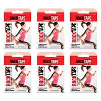 RockTape Premium Kinesiology Tape Beige 5cm x 5m Pack of 6