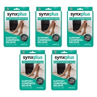 Synx Plus Flight & Recovery Socks Extra Large Pack of 5