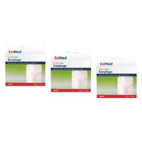 EziMed Silicon Earplugs with Case 3 Pairs x 6 Bundle of 3