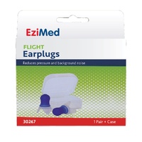 EziMed Flight Earplugs with Case x 6