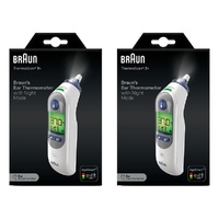 Braun Thermoscan 7+ Ear Thermometer Pack of 2