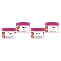 Dove Exfoliating Body Polish Pomegranate & Shea Butter 298g Pack of 4