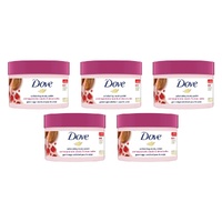 Dove Exfoliating Body Polish Pomegranate & Shea Butter 298g Pack of 5