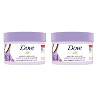 Dove Exfoliating Body Polish Crushed Lavender & Coconut Milk 298g Pack of 2