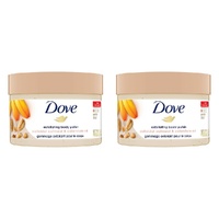 Dove Exfoliating Body Polish Colloidal Oatmeal & Calendula Oil 298g Pack of 2