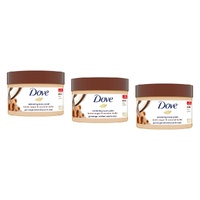 Dove Exfoliating Body Polish Brown Sugar & Coconut Butter 298g Pack of 3