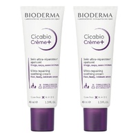 Bioderma Cicabio Creme+ Restorative Soothing Cream 40mL Pack of 2
