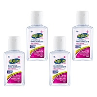 Ego Aqium Antibacterial Hand Sanitiser Ultra Hydrating 60mL Pack of 4