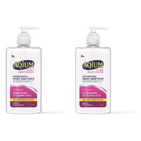 Ego Aqium Antibacterial Hand Sanitiser Ultra Hydrating 375mL Pack of 2