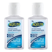 Ego Aqium Antibacterial Hand Sanitiser 60mL Pack of 2