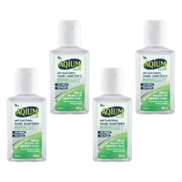 Ego Aqium Aloe Antibacterial Hand Sanitiser 60mL Pack of 4