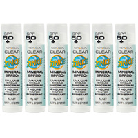 ZINKE SPF 50 Plus Clear Mineral Zinc Stick 5g Pack of 6