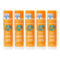 ZINKE SPF 50 Plus Orange Zinc Stick 5g Pack of 5