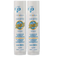 ZINKE SPF 50 Plus White Zinc Stick 5g Pack of 2