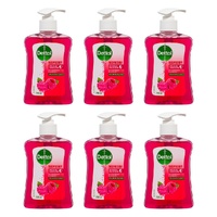 Dettol Antibacterial Liquid Hand Wash Raspberry 250mL Pack of 6