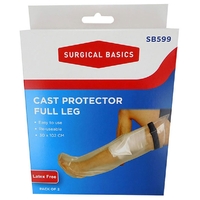 Surgical Basics Cast Protector Full Leg Pack of 2